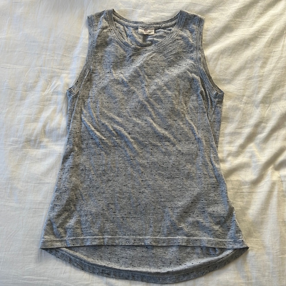 Heather gray AG tank top